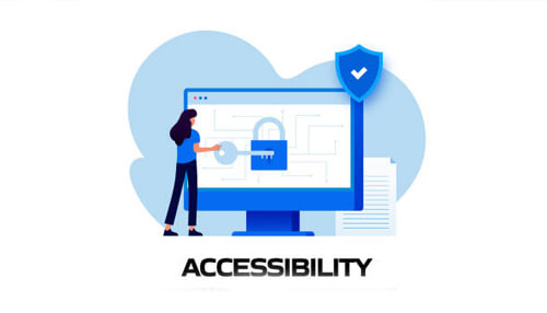 Easy accessibility custom website
