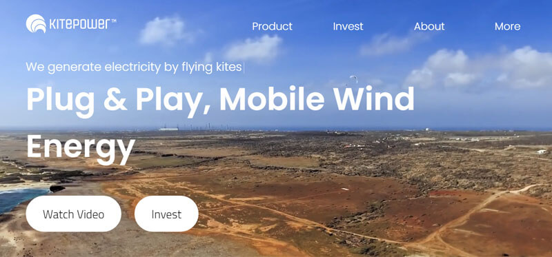 Kite power systems green energy startup