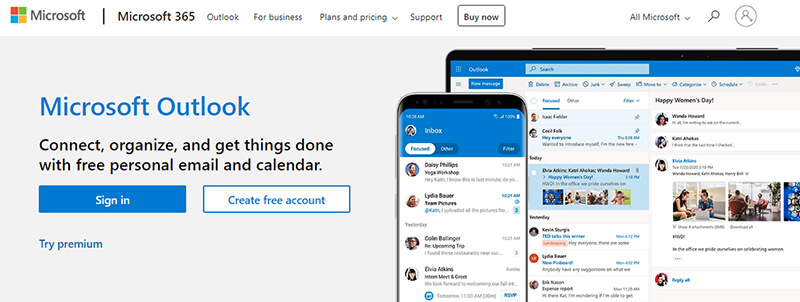 Microsoft outlook daily planner app