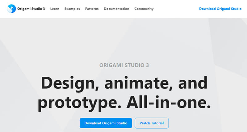 Origami studio ux design tools