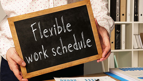 The ability to create a more flexible work schedule online store