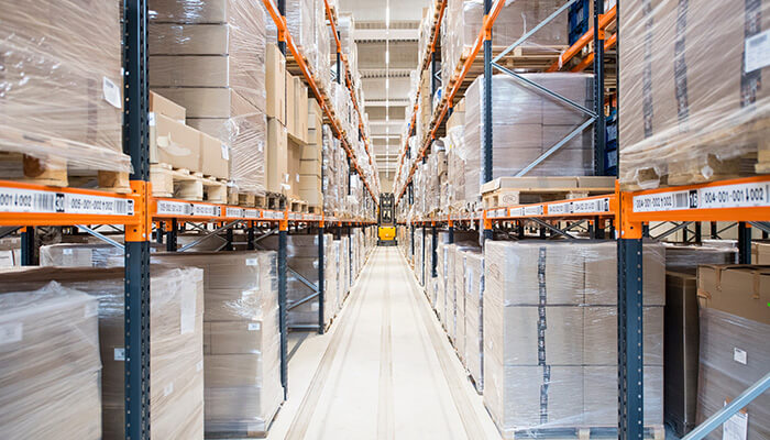 Optimize storage space warehouse