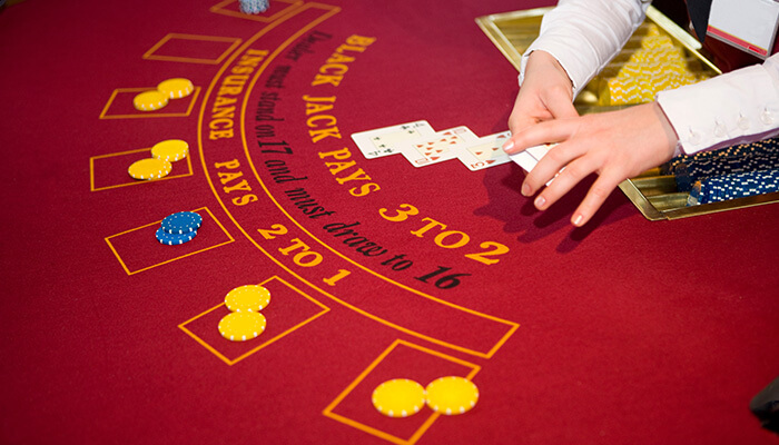 Join a blackjack online table and place your bet casino games