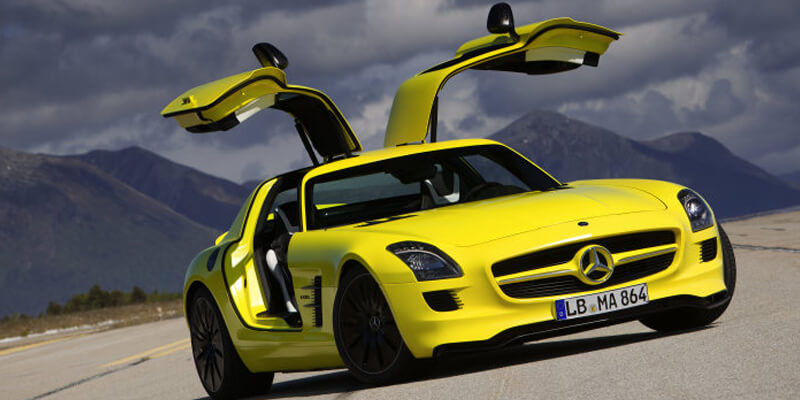 Mercedes benz sls electric drive luxurious electric cars