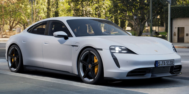 Porsche taycan turbo s luxurious electric cars
