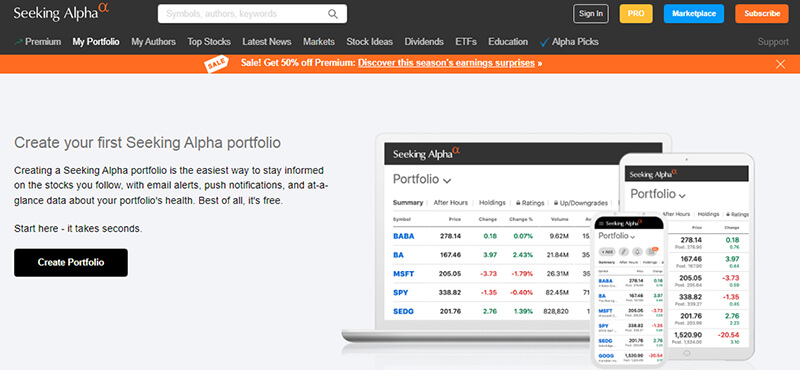 Stock portfolio tracker apps