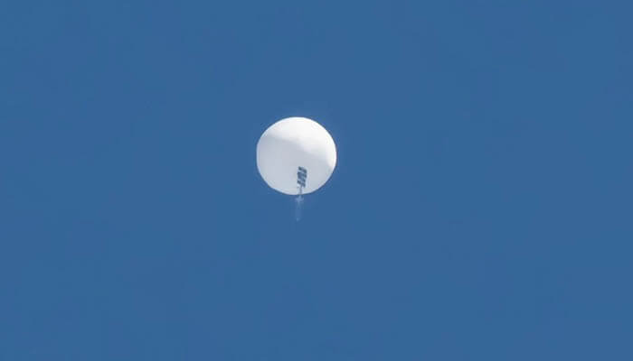 The american balloons spying over china in recent times