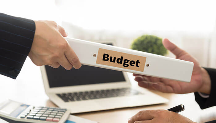 Create a budget for financial goals