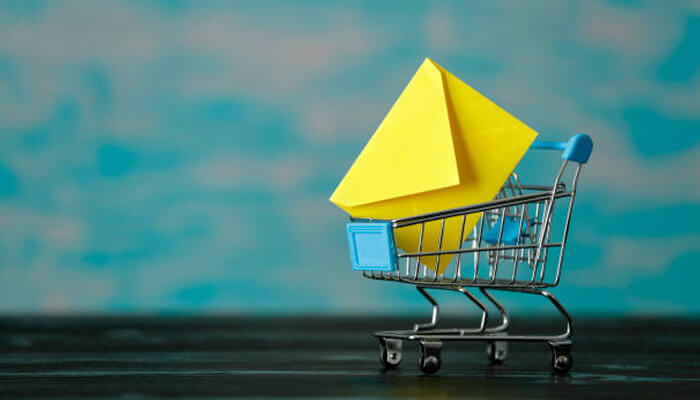 Send emails reminding customers of their unfinished purchases shopping cart abandonment