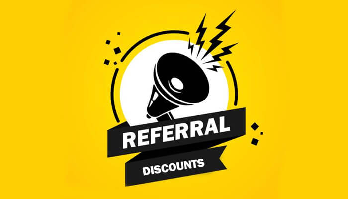Referral discounts marketing tactics