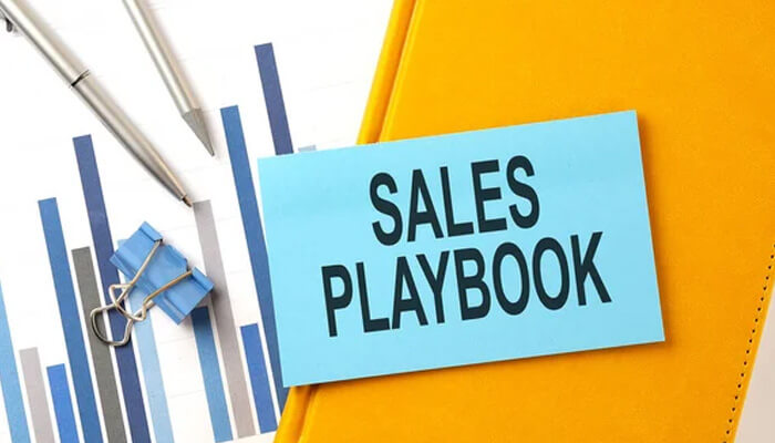 What does a successful sales playbook for a new software product include sales representatives