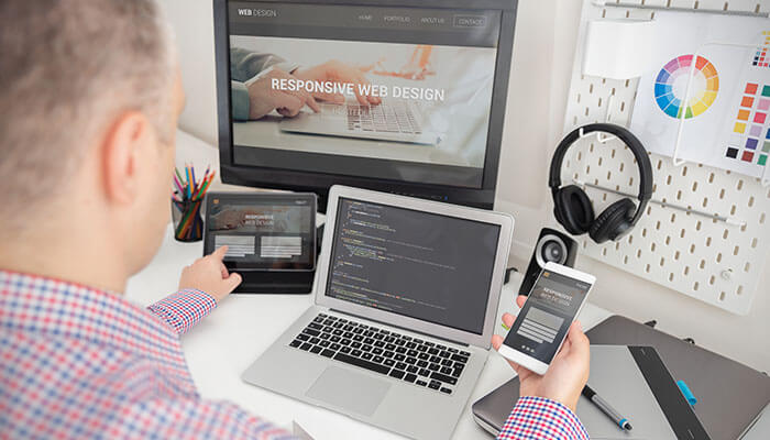 Incorporating multimedia for engagement web design services