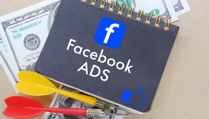 Facebook advertisements with re-targeting marketing strategies
