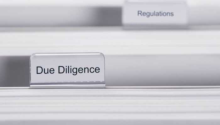 Conduct thorough due diligence
