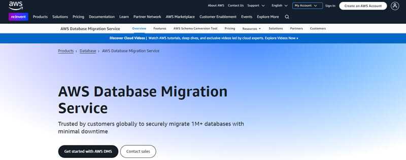 Aws database migration