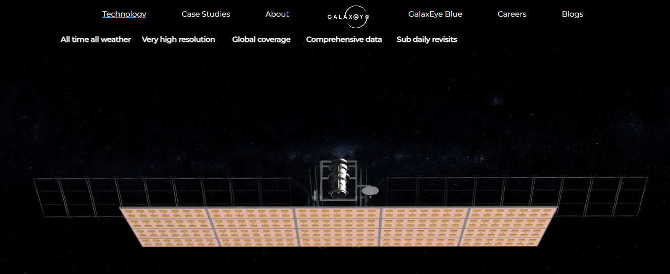 Galaxeye advanced satellite technology to provide global coverage at very high resolution with sub-daily revisits.