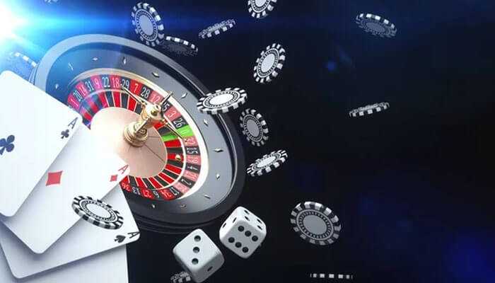 Casino elements include cards, roulette, and dice and symbolize cultural integration through gaming experiences.