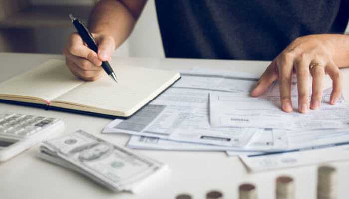 Failing to record income and expenses