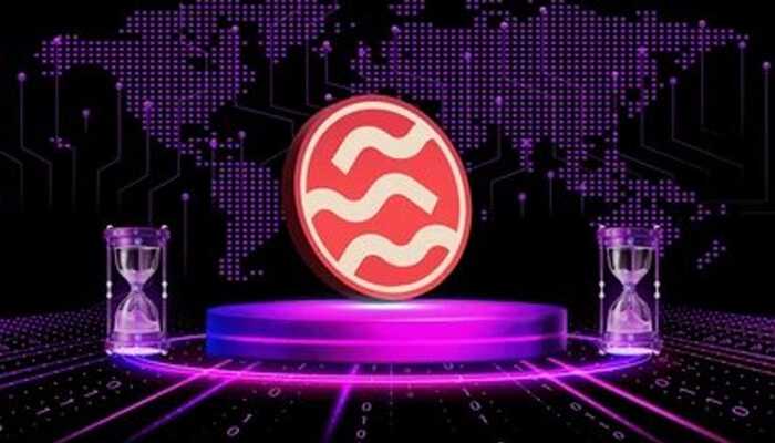 Sei blockchain token showcased on a futuristic platform with global data visuals, symbolizing speed and sei blockchain performance.